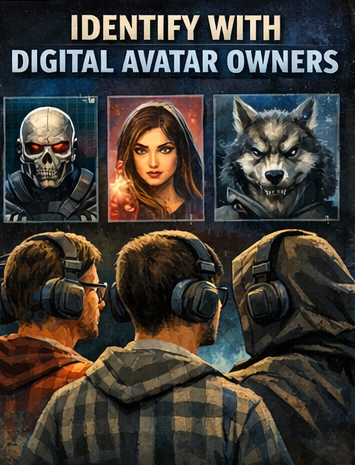 Identify with others owning digital avatars